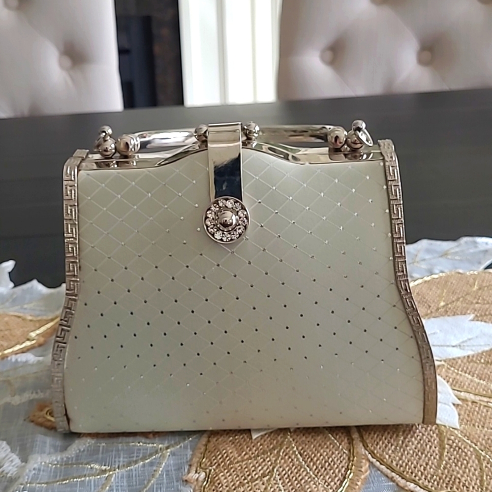 Vintage Silver Detail Purse